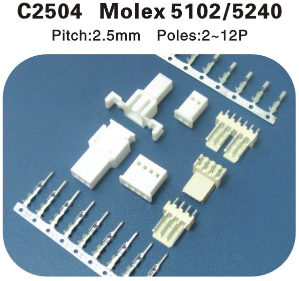  Molex5102 5240連（lián）接器 C2504